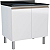 BALCÃO COOKTOP 5 BOCAS GAIA  BRANCO COZIMAX - Imagem 1