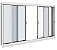 VITRO VITROLAR 4 FOLHAS SEM GRADE 150X100X12 BRANCO - Imagem 1