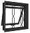 VITRO MAX-AR VITROLAR ELO 80X60 PRETO - Imagem 1