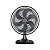 VENTILADOR OSCILANTE MESA TURBO 6P 50CM PRETO 127V VENTISOL - Imagem 1