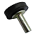 VEDANTE TORNEIRA AÇO PVC PRETO 1/2" - Imagem 1