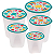 CONJUNTO MANTIMENTO REDONDO FRUTA 5 PEÇAS AZUL AGUA - Imagem 1