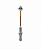 PARAFUSO VASO LATONADO B-08 REAL - Imagem 1