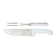 CONJUNTO ASSADOR 2 PEÇAS FACA 9" E GARFO BRANCO MOR - Imagem 1