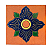 FLOR CENTRAL MESCLADA ED. 32 14,5X14,5 - Imagem 1
