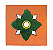 FLOR CENTRAL MESCLADA ED. 41 14,5X14,5 - Imagem 1