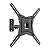 SUPORTE PARA TV BI ARTICULÁVEL 3 MOVIMENTO AQUARIO - Imagem 1