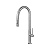 TORNEIRA LEÃO COZINHA MESA BICA ALTA COM DUCHA INOX 3281 - Imagem 1