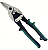 TESOURA AVIADOR DIREITA 10"- 25CM CRV LOTUS - Imagem 1