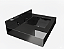 CUBA LATERAL EJS PRETO LISO 60X45 - Imagem 1