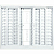 VENEZIANA CRV IDEAL COM GRADE ELO 200X120X12 BRANCA - Imagem 1