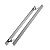 PUXADOR RETANGULAR INOX 3010 ESCOVADO DUPLO 30X10X600 - Imagem 1