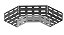CURVA HORIZONTAL 90º PTU 100X50 - Imagem 1