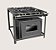 FOGAO IND 4 BOCAS 4QDG 40X40 C/FORNO 800 - Imagem 1