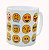 CANECA PORCELANA 300 ML REF 13 EMOJIS - Imagem 1