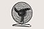 VENTILADOR OSCILANTE DE MESA 127V MONO 50CM PRETO PP TRON - Imagem 1