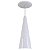 PENDENTE CONE FURADO BRANCO - Imagem 1