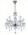 LUSTRE TREVISO 5X40W E14 TRANSPARENTE - Imagem 1