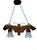 LUSTRE MADEIRA REF180 - Imagem 1