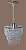 LUSTRE 3 ANDARES PEDRAS REF: 22 - Imagem 1