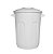CESTO FECHADO COM TAMPA 30L BRANCO - Imagem 1