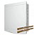 QUADRO DE DISTRIBUIÇÃO EMBUTIR 18/24  BRANCO COM BARRAMENTO - Imagem 1