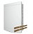 QUADRO DE DISTRIBUIÇÃO EMBUTIR  12/16 PTA BRANCA  COM BARRAMENTO - Imagem 1