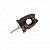 ISOLADOR OLHAL MARROM 80X57MM - Imagem 1