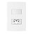 CONJUNTO CLEAN 4X2 1 INTERRUPTOR SIMPLES MAIS TOMADA 10A - Imagem 1