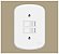 CONJUNTO FAME BLANC 4X2 2 INTERRUPTOR PARALELO - Imagem 1