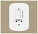 CONJUNTO FAME BLANC 4X2 1 INTERRUPTOR SIMPLES MAIS 1 PARARELO MAIS TOMADA 20A - Imagem 1
