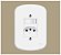 CONJUNTO FAME BLANC 4X2 INTERRUPTOR SIMPLES MAIS TOMADA 10A - Imagem 1