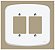 CONJUNTO FAME BLANC PLACA 4X4 PARA 6 MT F33 - Imagem 1