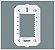 CONJUNTO FAME HABITAT/ELEGANCE 4X2 SUPORTE 3 POSTOS BRANCO - Imagem 1