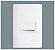 CONJUNTO FAME HABITAT 4X2 INTERRUPTOR SIMPLES HORIZONTAL COM SUPORTE - Imagem 1
