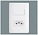 CONJUNTO FAME HABITAT 4X2 INTERRUPTOR PARARELO MAIS TOMADA 10A - Imagem 1