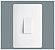 CONJUNTO FAME HABITAT 4X2 INTERRUPTOR SIMPLES VERTICAL COM SUPORTE - Imagem 1