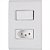 CONJUNTO LYZ 4X2 INTERRUPTOR PARALELO MAIS TOMADA 10A - Imagem 1