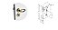 FECHADURA SOPRANO OPEN GOLF BANHEIRO ANTIQUE BRASS ROS22 REF: 03003088315 - Imagem 1
