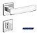 FECHADURA METRO LIGHT M0960Z R0081 BZ1952 CR0 IMAB BANHEIRO - Imagem 1