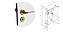 FECHADURA SOPRANO YES INT ANTIQUE BRASS ROS23 REF:03002079215 - Imagem 1