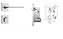 FECHADURA STAM CLASSIC 3000 ROSETA REDONDA INOX ESCOVADO EXTERNA - Imagem 1