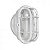 LUMINÁRIA TARTARUGA OVAL BRANCA 60W EXTRALUZ - Imagem 1