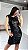 VESTIDO DE PAETE PRETO - Imagem 1