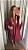 VESTIDO BABADO CURTO BORDO - Imagem 1