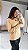 BLUSA REBECA M.LONGA YP251026 BEGE - Imagem 3