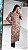 VESTIDO TULE ANIMAL PRINT BEGE - Imagem 1