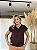 BLUSA MODAL BIA MARROM - Imagem 3