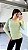 BLUSA MODAL PEROLAS VERDE - Imagem 1