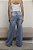 CALÇA WIDE LEG OVERSIZED JEANS CLARO - Imagem 2